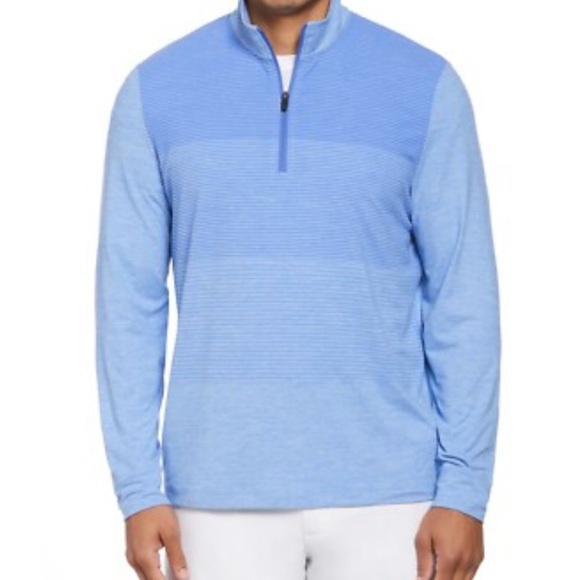 PGA Tour Other - Men's PGA Tour Blue Lux Touch Ombré Quarter-Zip Pullover NWT